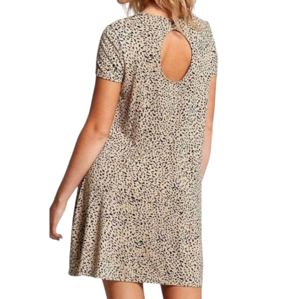 Volcom Leopard Print Mini Dress - Picture 2 of 9